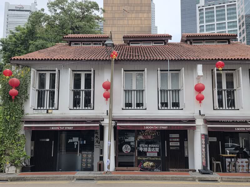 Restaurant Space at Boon Tat Street, , 1,100 sqft, Food & Beverage For Rent, by Kezia Lim, 500133443 - Exterior - CommercialGuru.com.sg
