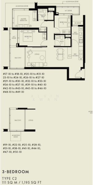 W Residences Marina View - Singapore, 22 Marina View, 3 Bedrooms, 1,195 sqft, Condominium For Sale, by Alvin Kwan, 500133444 - PropertyGuru.com.sg