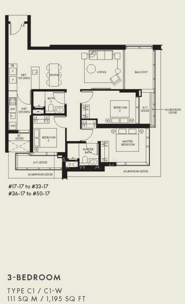 W Residences Marina View - Singapore, 22 Marina View, 3 Bedrooms, 1,195 sqft, Condominium For Sale, by Alvin Kwan, 500133444 - PropertyGuru.com.sg
