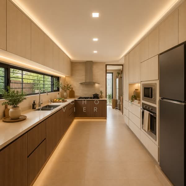 Rare East Coast Detached Gem, 1KM to Tao Nan, Ngee Ann Pri, CHIJ Katong, Haig Girls School, , 8 Bedrooms, 4,140 sqft, Detached House For Sale, by Nicholas Xavier Gan, 500133536 - Kitchen Japandi - PropertyGuru.com.sg