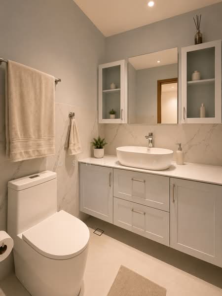 Poshgrove East, 333 East Coast Road, 2 Bedrooms, 1,733 sqft, Condominium For Sale, by Joshua Tan, 500133551 - Bathroom - PropertyGuru.com.sg