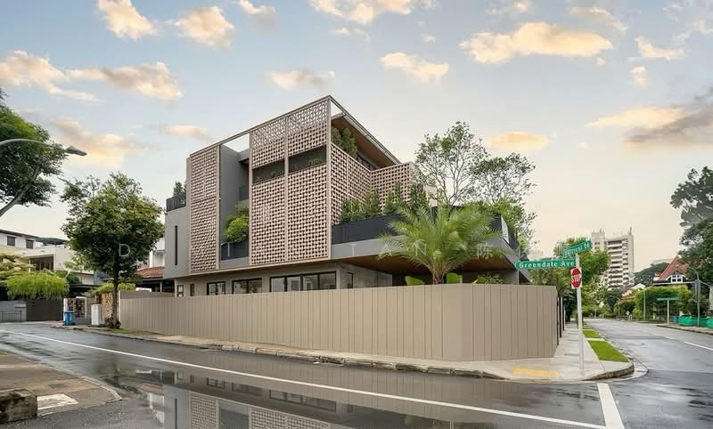 ✸ JUST TOP ✸ LEFT 1 BRAND NEW 2.5-STY SEMI-D ✸ WITHIN 1 KM OF RGPS ✸ NEAR TAN KAH KEE MRT STATION ✸, Hillcrest Road Watten Estate Greenwood Greendale Greenmead Greenpark Shelford Park Vale Linden Pandan Naga Sari Vanda Namly Duchess Princess Of Wales King's Queen's Duke's Coronation University Kheam Hock Unggas Seni Bahasa Tudor Tempua Sejarah, 5 Bedrooms, 6,800 sqft, Semi-Detached House For Sale, by Damian Tan 陈係赈, 500133571 - Exterior - PropertyGuru.com.sg