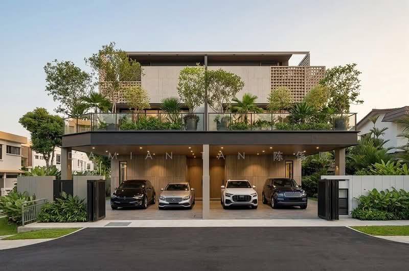 ✸ JUST TOP ✸ LEFT 1 BRAND NEW 2.5-STY SEMI-D ✸ WITHIN 1 KM OF RGPS ✸ NEAR TAN KAH KEE MRT STATION ✸, Hillcrest Road Watten Estate Greenwood Greendale Greenmead Greenpark Shelford Park Vale Linden Pandan Naga Sari Vanda Namly Duchess Princess Of Wales King's Queen's Duke's Coronation University Kheam Hock Unggas Seni Bahasa Tudor Tempua Sejarah, 5 Bedrooms, 6,800 sqft, Semi-Detached House For Sale, by Damian Tan 陈係赈, 500133571 - Exterior - PropertyGuru.com.sg
