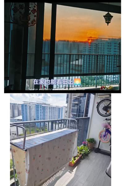 Waterbay, 45 Edgefield Plains, 4 Bedrooms, 1,345 sqft, Executive Condominium For Rent, by Brady Li, 500133614 - Balcony - PropertyGuru.com.sg