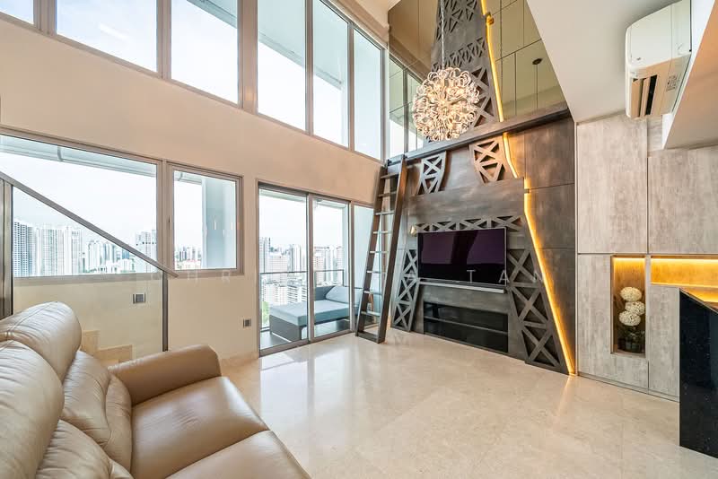 Eight Riversuites, 10 Whampoa East, 1 Bedroom, 818 sqft, Condominium For Rent, by Christina Tan, 500133615 - Living Room - PropertyGuru.com.sg