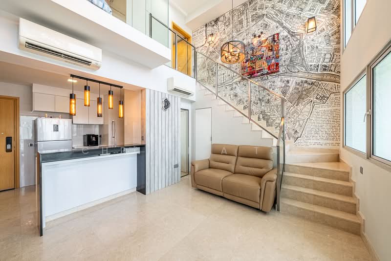 Eight Riversuites, 10 Whampoa East, 1 Bedroom, 818 sqft, Condominium For Rent, by Christina Tan, 500133615 - Living Room - PropertyGuru.com.sg