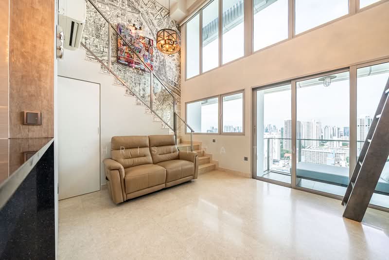 Eight Riversuites, 10 Whampoa East, 1 Bedroom, 818 sqft, Condominium For Rent, by Christina Tan, 500133615 - Living Room - PropertyGuru.com.sg
