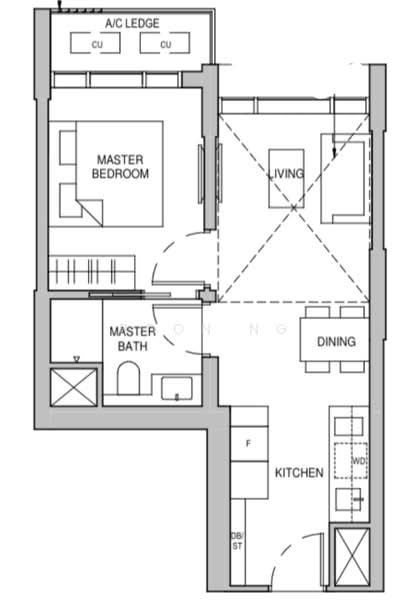 Sceneca Residence, 26 Tanah Merah Kechil Link, 1 Bedroom, 463 sqft, Condominium For Rent, by Boon Ng, 500133618 - PropertyGuru.com.sg