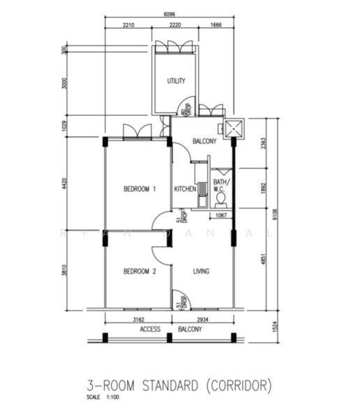 28 Jalan Klinik, 28 Jalan Klinik, 3 Bedrooms, 624 sqft, HDB Flat For Sale, by Ryan Danial, 500133691 - PropertyGuru.com.sg