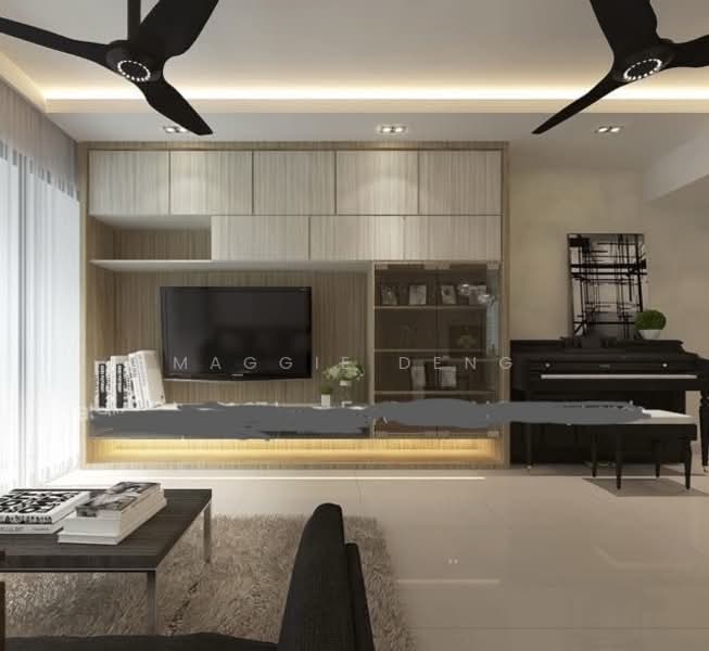 J Gateway, 2 Gateway Drive, 3 Bedrooms, 970 sqft, Condominium For Rent, by Maggie Deng, 500133746 - Living Room - PropertyGuru.com.sg