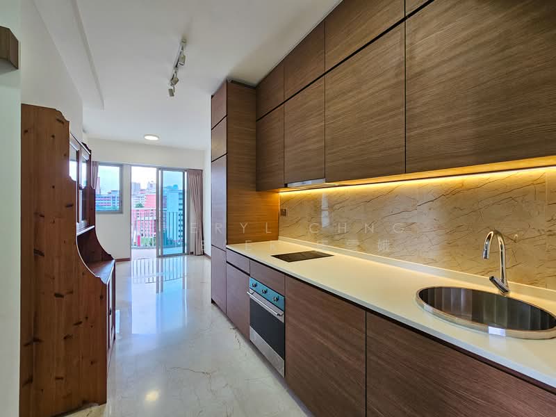 Queens Peak, 1 Dundee Road, 2 Bedrooms, 495 sqft, Condominium For Rent, by Cheryl Chng Xue'Er 庄雪娥, 500133820 - Kitchen - PropertyGuru.com.sg