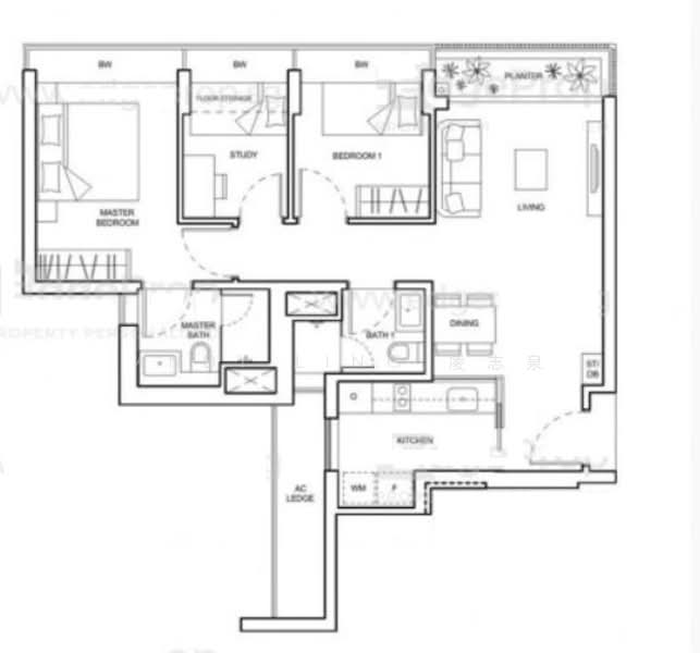 The Palette, 117 Pasir Ris Grove, 3 Bedrooms, 893 sqft, Condominium For Rent, by Andy Ling 凌志泉, 500133915 - PropertyGuru.com.sg