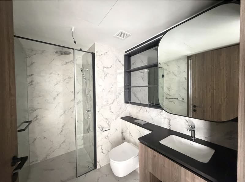 Sceneca Residence, Tanah Merah Kechil Link, 1 Bedroom, 463 sqft, Condominium For Rent, by Celest Ho, 500133942 - Bathroom - PropertyGuru.com.sg