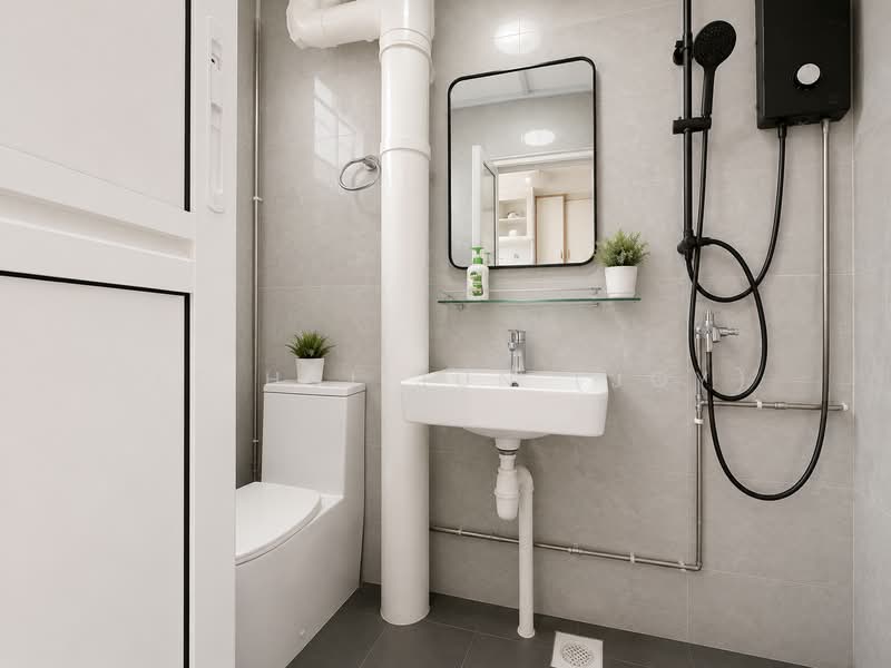 721 Jurong West Avenue 5, 721 Jurong West Avenue 5, 3 Bedrooms, 1,302 sqft, HDB Flat For Sale, by Lee Hui Jun (Joy), 500134021 - Bathroom - PropertyGuru.com.sg