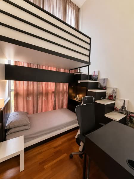 Foresque Residences, 101 Petir Road, 3 Bedrooms, 1,528 sqft, Condominium For Sale, by Mindy Quek, 500134027 - Bedroom loft - PropertyGuru.com.sg