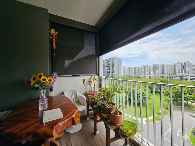 Treasure Crest, 50 Anchorvale Crescent, 3 Bedrooms, 1,152 sqft, Executive Condominium For Sale, by Jeremy Peh, 500134047 - Balcony - PropertyGuru.com.sg