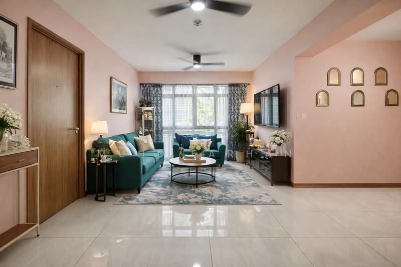 409C Northshore Drive, 409C Northshore Drive, 3 Bedrooms, 1,011 sqft, HDB Flat For Sale, by Muhd Farhan, 500134165 - Living Room - PropertyGuru.com.sg