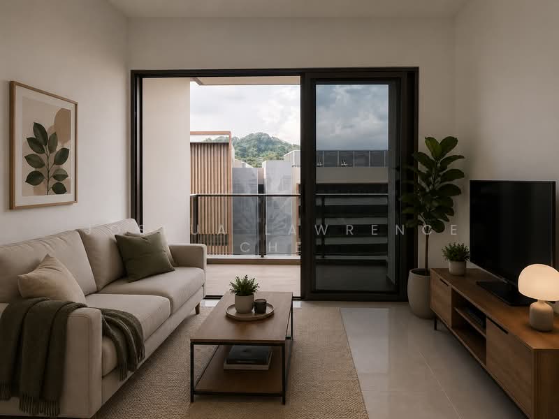 The Botany at Dairy Farm, 3 Dairy Farm Walk, 3 Bedrooms, 1,033 sqft, Condominium For Rent, by Joshua Lawrence Che, 500134299 - Living Room view from dining area - PropertyGuru.com.sg