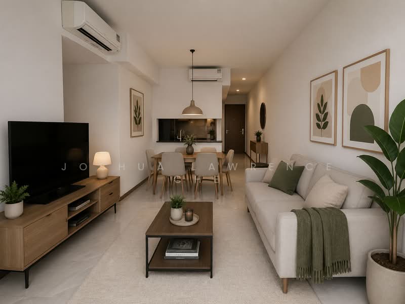 The Botany at Dairy Farm, 3 Dairy Farm Walk, 3 Bedrooms, 1,033 sqft, Condominium For Rent, by Joshua Lawrence Che, 500134299 - Living Room view from balcony - PropertyGuru.com.sg