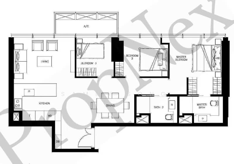 Wallich Residence, 3 Wallich Street, 2 Bedrooms, 1,098 sqft, Condominium For Rent, by Sammy Song, 500134317 - PropertyGuru.com.sg