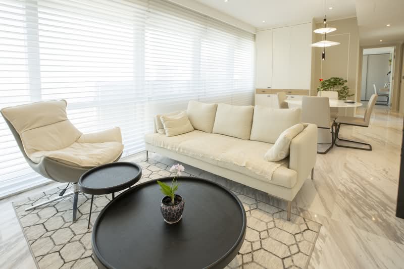 Wallich Residence, 3 Wallich Street, 2 Bedrooms, 1,098 sqft, Condominium For Rent, by Sammy Song, 500134317 - Living Room - PropertyGuru.com.sg