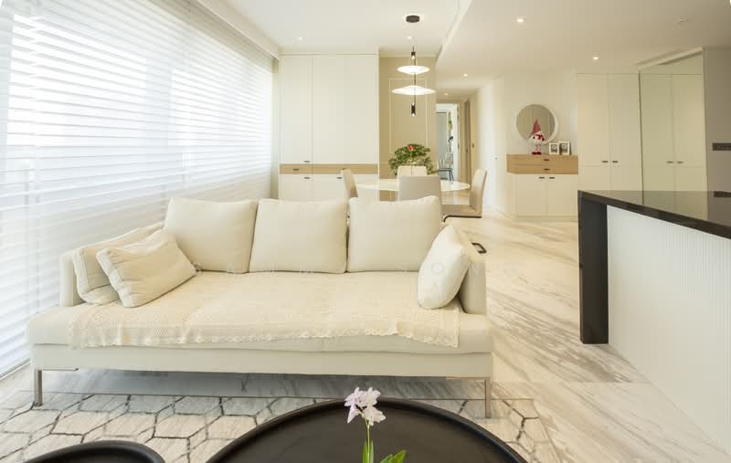 Wallich Residence, 3 Wallich Street, 2 Bedrooms, 1,098 sqft, Condominium For Rent, by Sammy Song, 500134317 - Living Room - PropertyGuru.com.sg