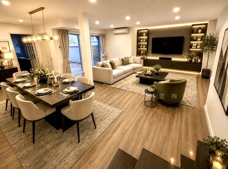 ππ‘ Beautifully renovated Thomson Hill terrace within 1km St Nicholas, Thomson Hills, 5 Bedrooms, 2,980 sqft, Terraced House For Sale, by Linda Foo 符ιͺζ’
, 500134322 - Dining Hall & Family entertainment area - PropertyGuru.com.sg