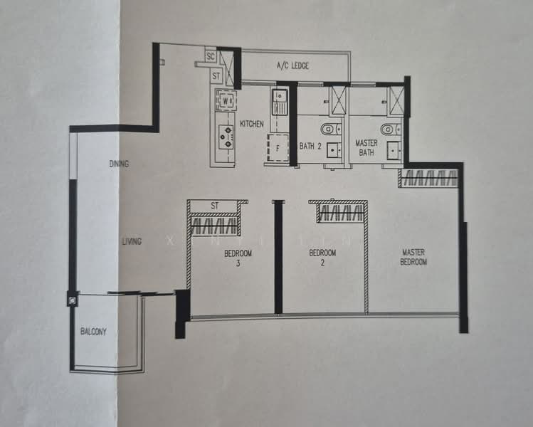 Twin Waterfalls, 106 Punggol Walk, 3 Bedrooms, 915 sqft, Executive Condominium For Rent, by Xinyi Lin, 500134332 - PropertyGuru.com.sg