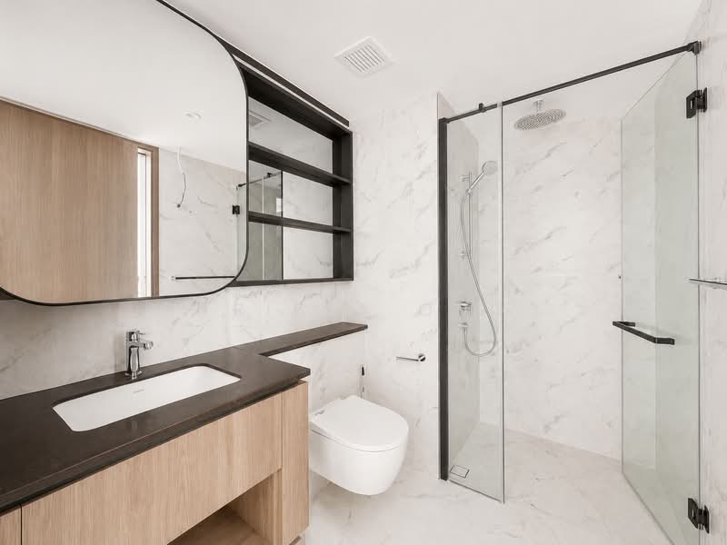 Sceneca Residence, Tanah Merah Kechil Link, 1 Bedroom, 463 sqft, Condominium For Sale, by Tricia Ong, 500134339 - Bathroom - PropertyGuru.com.sg