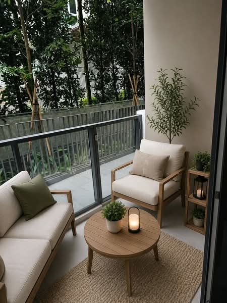 The Arden, 2 Phoenix Road, 2 Bedrooms, 657 sqft, Condominium For Rent, by Joshua Lawrence Che, 500134359 - Balcony - PropertyGuru.com.sg
