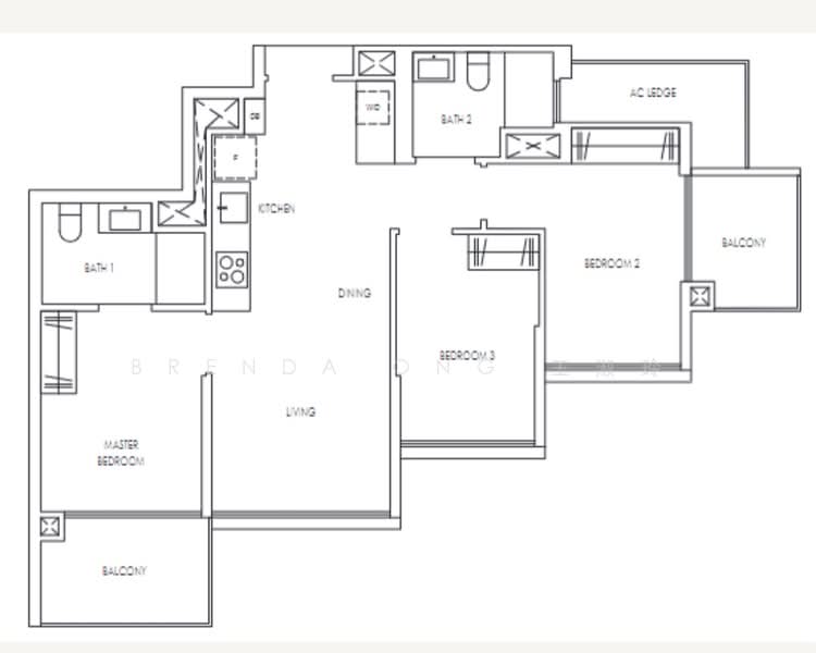 Treasure at Tampines, 41 Tampines Lane, 3 Bedrooms, 1,033 sqft, Condominium For Sale, by Brenda Ong 王淑玲, 500134412 - PropertyGuru.com.sg