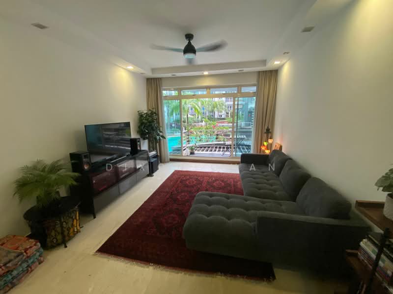 Hillington Green, 51 Hillview Avenue, 3 Bedrooms, 1,528 sqft, Condominium For Rent, by Dixon Chan, 500134437 - Living Room - PropertyGuru.com.sg