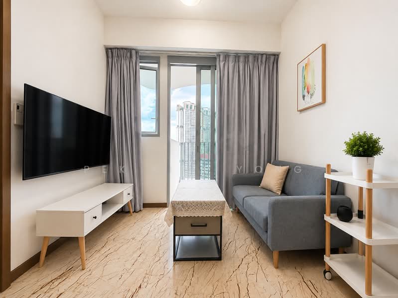 Queens Peak, 3 Dundee Road, 1 Bedroom, 431 sqft, Condominium For Sale, by Pek Kiap Yong, 500134457 - Living Room - PropertyGuru.com.sg