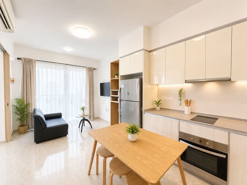 The Luxurie, 21 Compassvale Road, 1 Bedroom, 452 sqft, Condominium For Sale, by Phoenix Tan Feng Huang, 500134581 - Living Room - PropertyGuru.com.sg
