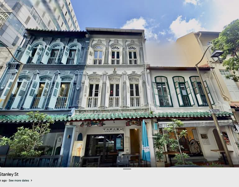 Shophouse in Stanley Street, , 7,500 sqft, Shop / Shophouse For Sale, by Zack Goh Tze Khiang, 500134651 - Exterior - CommercialGuru.com.sg
