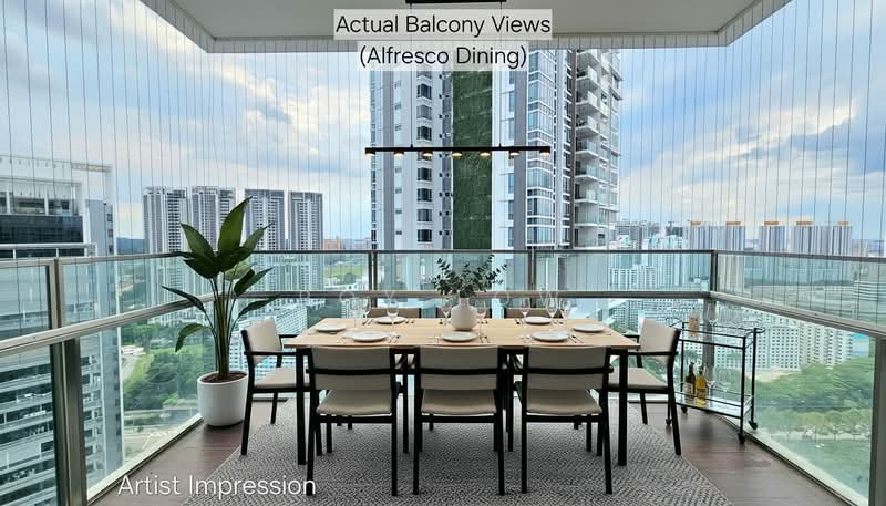 Vista Residences, 26 Jalan Datoh, 5 Bedrooms, 1,410 sqft, Condominium For Sale, by Roy Low, 500134661 - Balcony - PropertyGuru.com.sg