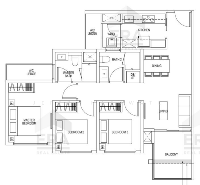 The Brownstone, 160 Canberra Drive, 3 Bedrooms, 915 sqft, Executive Condominium For Sale, by Jeffri Natawate, 500134678 - PropertyGuru.com.sg