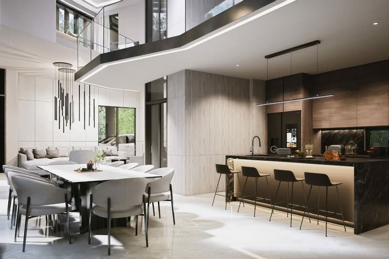 Brand New Detached Proximity To Nex, Melrose Drive / Jalan Girang / Jalan Sukichita / Jalan Riang, 6 Bedrooms, 9,000 sqft, Detached House For Sale, by Jeric Leong, 500134752 - Kitchen - PropertyGuru.com.sg