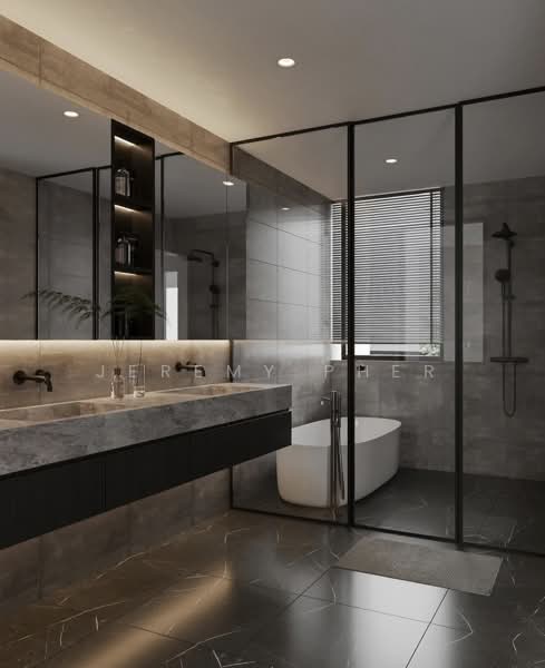 Brighton Crescent Corner Terrace! Brand New!, Serangoon GArdens, Yio Chu Kang, Lorong Chuan, 4 Bedrooms, 6,500 sqft, Corner Terrace For Sale, by Jeremy Pher, 500134765 - Bathroom - PropertyGuru.com.sg