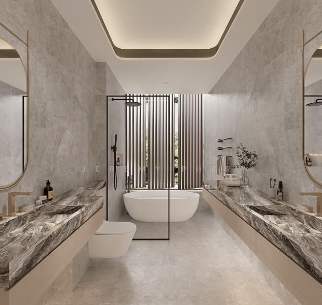 Brighton Crescent Corner Terrace! Brand New!, Serangoon GArdens, Yio Chu Kang, Lorong Chuan, 4 Bedrooms, 6,500 sqft, Corner Terrace For Sale, by Jeremy Pher, 500134765 - Bathroom - PropertyGuru.com.sg
