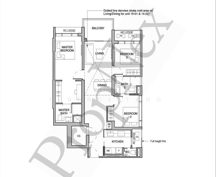 Sceneca Residence, Tanah Merah Kechil Link, 3 Bedrooms, 1,119 sqft, Condominium For Sale, by Terence Tang, 500134780 - PropertyGuru.com.sg