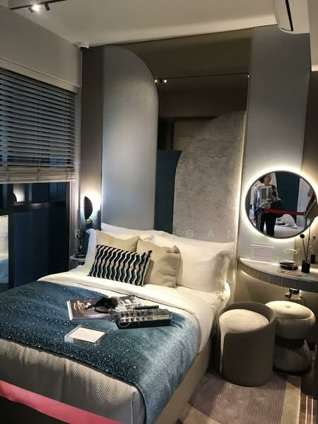 The M, 32 Middle Road, 1 Bedroom, 463 sqft, Condominium For Sale, by Renee Gan, 500134792 - Bedroom (showflat) - PropertyGuru.com.sg