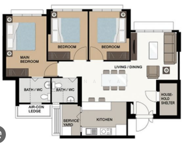 60 Dakota Crescent, 60 Dakota Crescent, 3 Bedrooms, 1,119 sqft, HDB Flat For Sale, by Regina Yap, 500134832 - PropertyGuru.com.sg