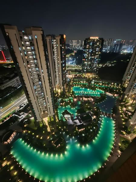 Normanton Park, 55 Normanton Park, 1 Bedroom, 560 sqft, Condominium For Rent, by Anne Ng, 500134899 - Night view - PropertyGuru.com.sg