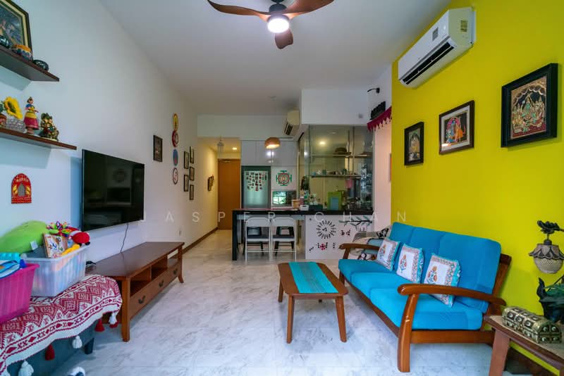 Waterfront Isle, 736 Bedok Reservoir Road, 2 Bedrooms, 980 sqft, Condominium For Sale, by Jasper Chan, 500134933 - Living Room - PropertyGuru.com.sg