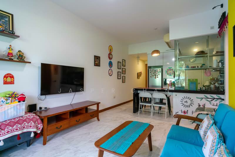 Waterfront Isle, 736 Bedok Reservoir Road, 2 Bedrooms, 980 sqft, Condominium For Sale, by Jasper Chan, 500134933 - Living Room - PropertyGuru.com.sg
