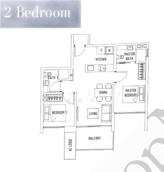 The Lakefront Residences, 46 Lakeside Drive, 2 Bedrooms, 721 sqft, Condominium For Rent, by Ginn Chia 谢佩玲, 500134934 - PropertyGuru.com.sg