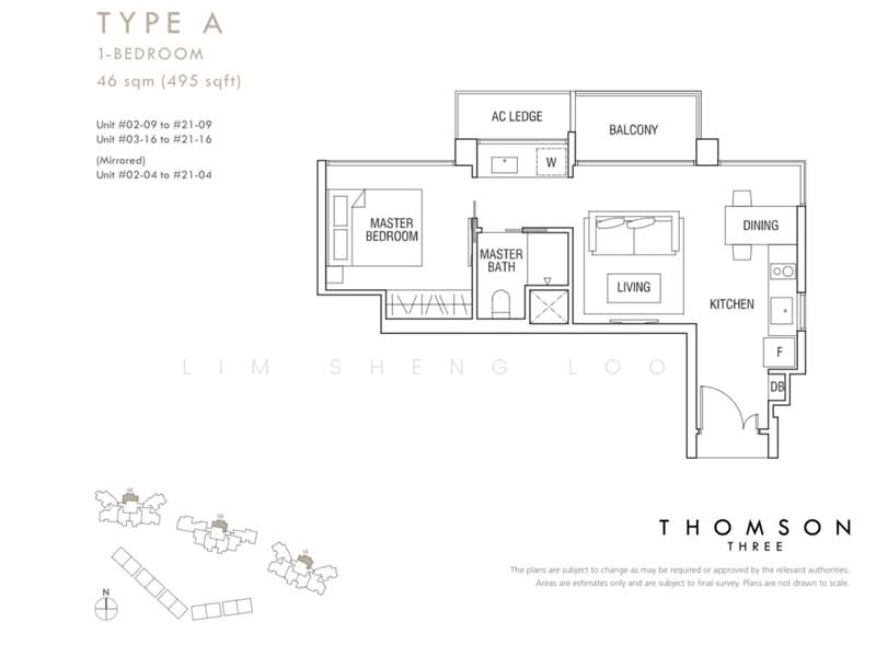Thomson Three, 43 Bright Hill Drive, 1 Bedroom, 495 sqft, Condominium For Sale, by Lim Sheng Loo, 500134961 - PropertyGuru.com.sg