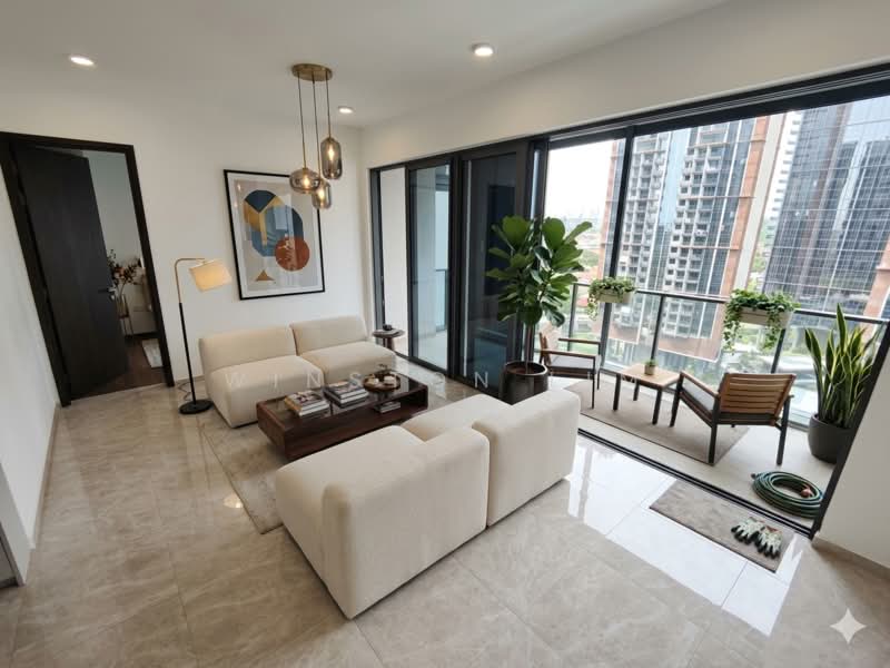 Parc Clematis, 8D Jalan Lempeng, 4 Bedrooms, 1,238 sqft, Condominium For Rent, by Winston Lim, 500134965 - Living Room - PropertyGuru.com.sg