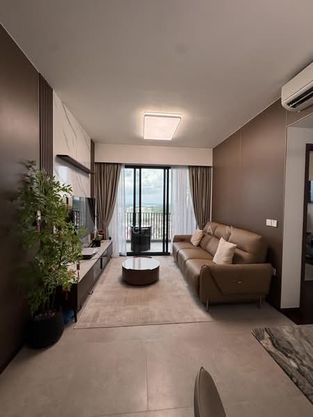 Lentor Modern, Lentor Central, 3 Bedrooms, 990 sqft, Condominium For Sale, by Nancy Tan, 500134967 - Living Room - PropertyGuru.com.sg